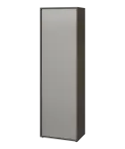 ERE S660 L šatní skříň, 1-dveřová, šatní tyč, 2000x600x600, levá, metalická